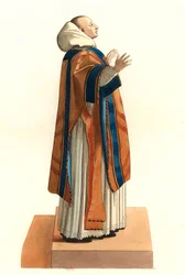 Traje eclesiástico de la Orden de los Benedictinos