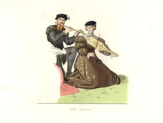 Caballero y dama, Inglaterra