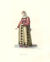 Mujer de Burgos, España