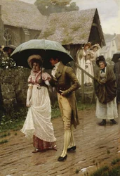 Una Mañana de Domingo Lluviosa, 1896