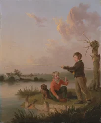 Los jóvenes pescadores