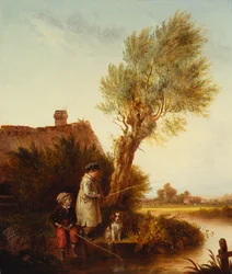 Jóvenes pescadores
