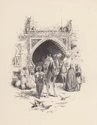 Ilustración para La víspera de Santa Inés de John Keats (litografía)