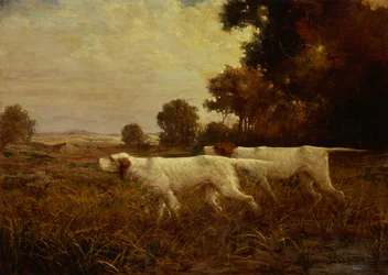 On the Point (óleo sobre lienzo)