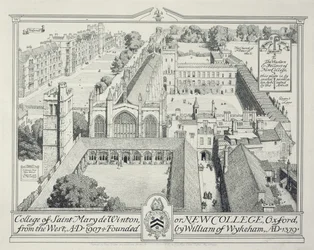 El Colegio de Santa María de Winton o New College, 1928