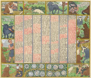 Seis peniques torcidos, c.1935 (gouache sobre papel)