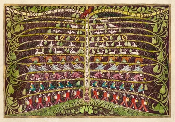 El primer día de Navidad, c.1935 (gouache sobre papel)