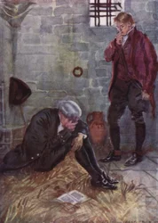 Ilustración para El vicario de Wakefield de Oliver Goldsmith