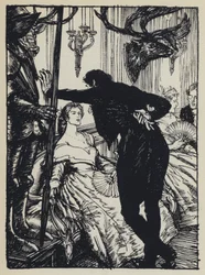 Ilustración para Maud de Tennyson