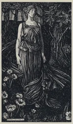 Tennyson, ilustración para Un sueño de mujeres hermosas y otros poemas
