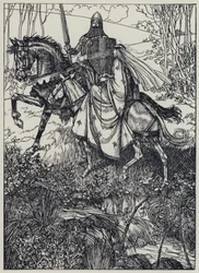 Tennyson, Ilustración para Un Sueño de Mujeres Hermosas y Otros Poemas