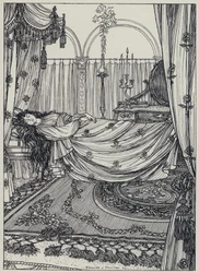 Tennyson, Ilustración para Un Sueño de Mujeres Hermosas y Otros Poemas