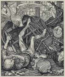 Tennyson, Ilustración para Un Sueño de Mujeres Hermosas y Otros Poemas