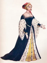 Ana Bolena, o Anne Bullen, Reina de Inglaterra 1533, 1902