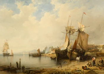 Marea baja: Dundee desde Broughty Ferry