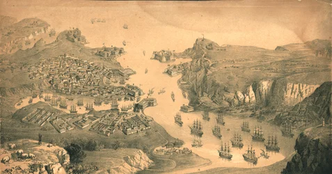 La ciudad, fuertes y puertos de Sebastopol, 1854