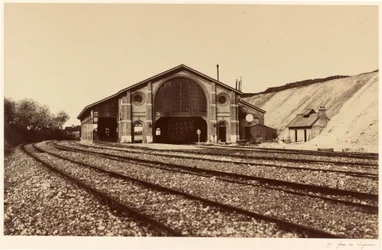 Estación de Longueau, 1855 (foto)