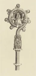 [Diseño para un bastón de Martin Schongauer]
