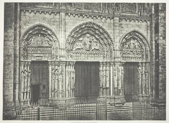Portal principal de la catedral de Chartres