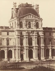 Vista del Louvre, 1855-1857