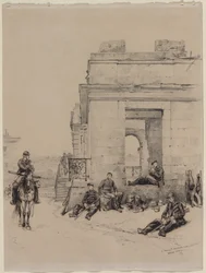 Soldiers Resting (recto)