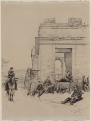 Soldados descansando, 1878
