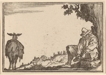 Campesino Quitándose el Zapato