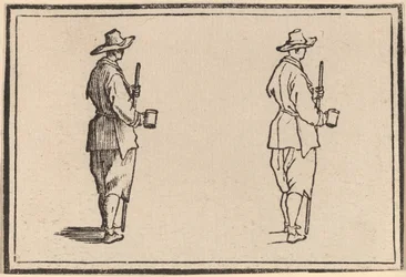Campesino con una taza