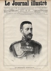 Retrato del Gran Duque Constantino Nikoláievich de Rusia (Gran Duque Constantino Nikoláievich de Rusia o Konstantin Nikoláievich Románov)
