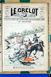 Portada de "Le Grelot", número 1337, Satírico en Colores
