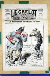Portada de Le Grelot, número 388, Satírico en Colores