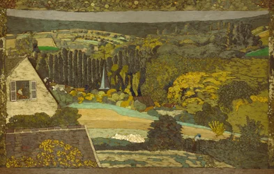 Paisaje: Ventana con vistas al bosque