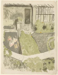 El jardín frente al estudio