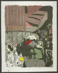 La pastelería, plato diez de Paisajes e interiores