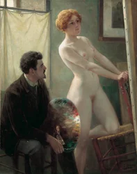 Atelier del pintor, 1885