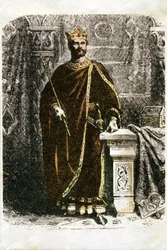 Ilustración para Ivanhoe (aguafuerte)
