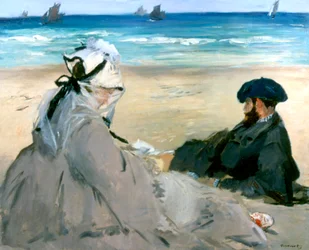 En la playa, 1873