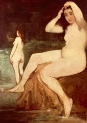 Bañistas en el Sena