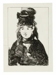Berthe Morisot en negro