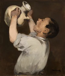 Niño con jarra La Régalade, 1862-72