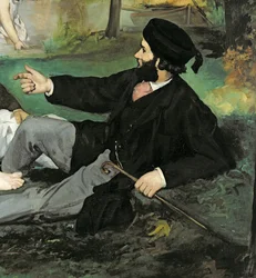 Desayuno sobre la hierba, 1863