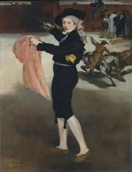 Mademoiselle V. . . con traje de espada, 1862