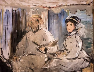Monet en su estudio