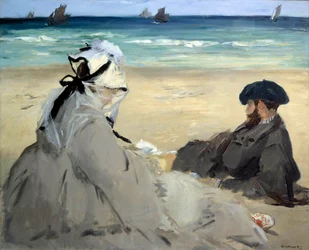 En la playa (detalle)