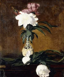Peonías en una botella, 1864