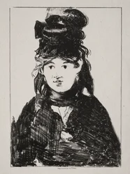 Retrato de Berthe Morisot, 1872