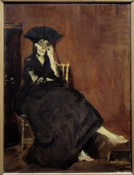 Retrato de la pintora Berthe Morisot