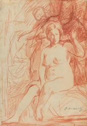 Estudio de un desnudo sentado (La Toilette)