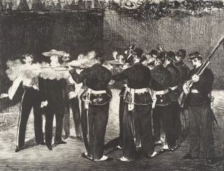 La ejecución del emperador Maximiliano, 1868