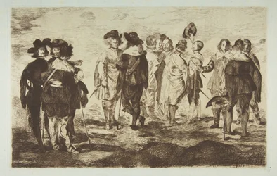 Los pequeños caballeros, después de Velázquez, 1861-62